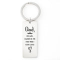 Dear Dad – You Will Always Be My King Engraved Keychain