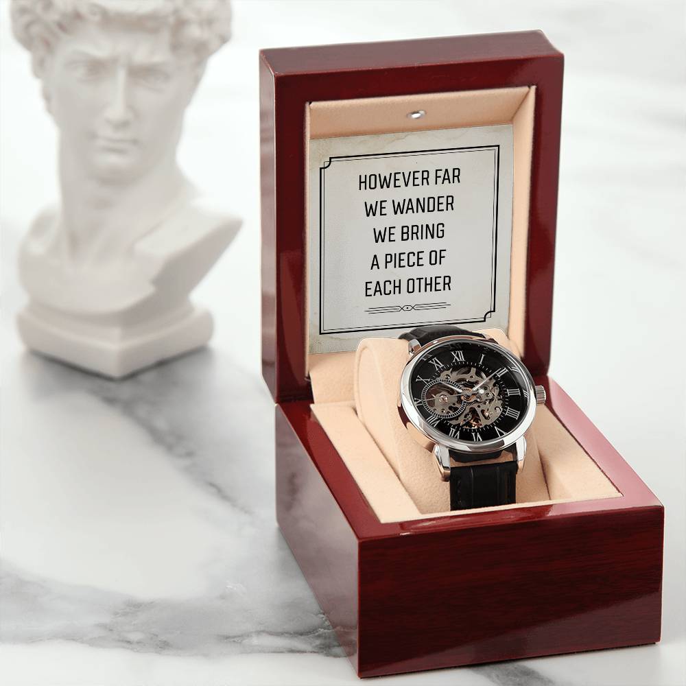 However Far We Wander Openwork Watch