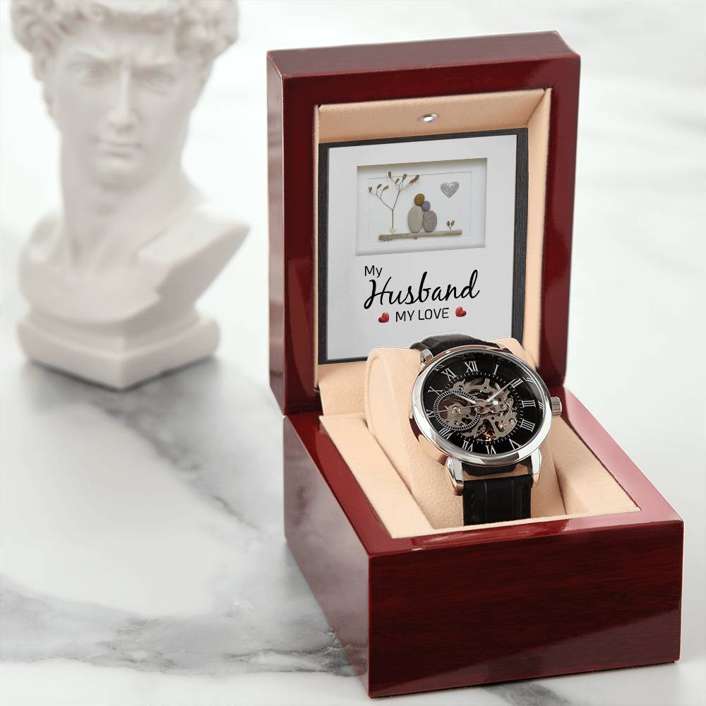 My Husband, My Love Openwork Watch