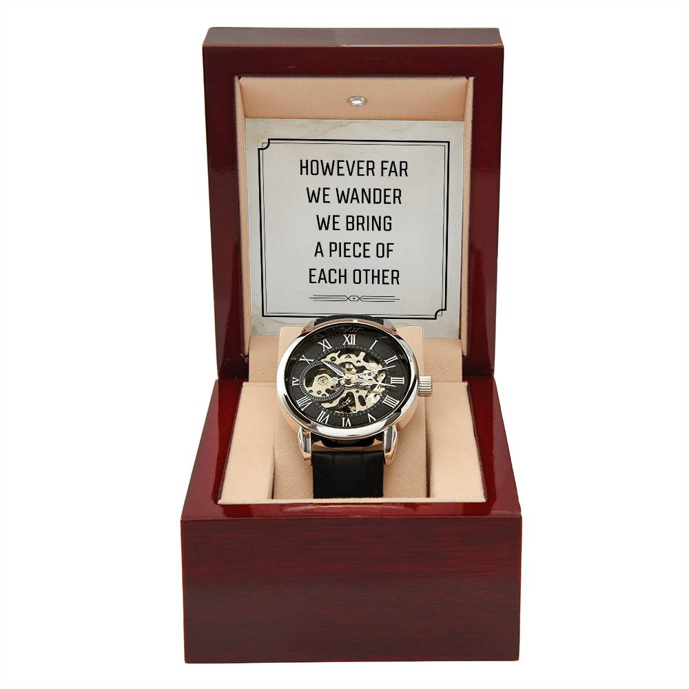 However Far We Wander Openwork Watch