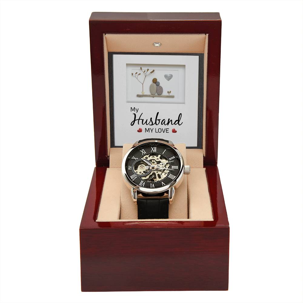 My Husband, My Love Openwork Watch