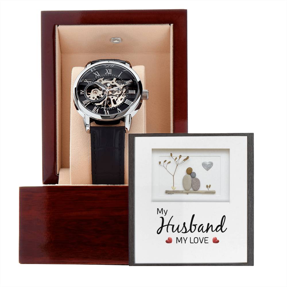 My Husband, My Love Openwork Watch