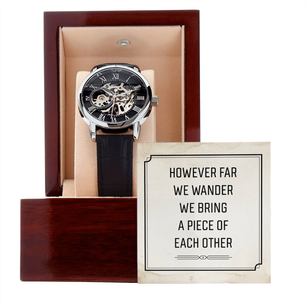 However Far We Wander Openwork Watch