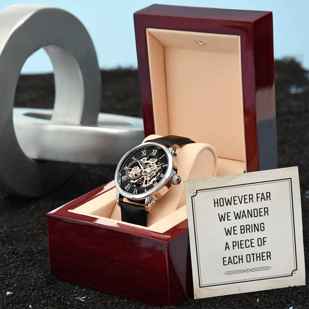 However Far We Wander Openwork Watch