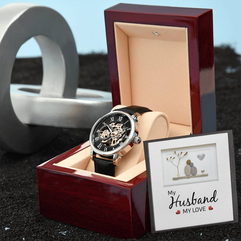 My Husband, My Love Openwork Watch