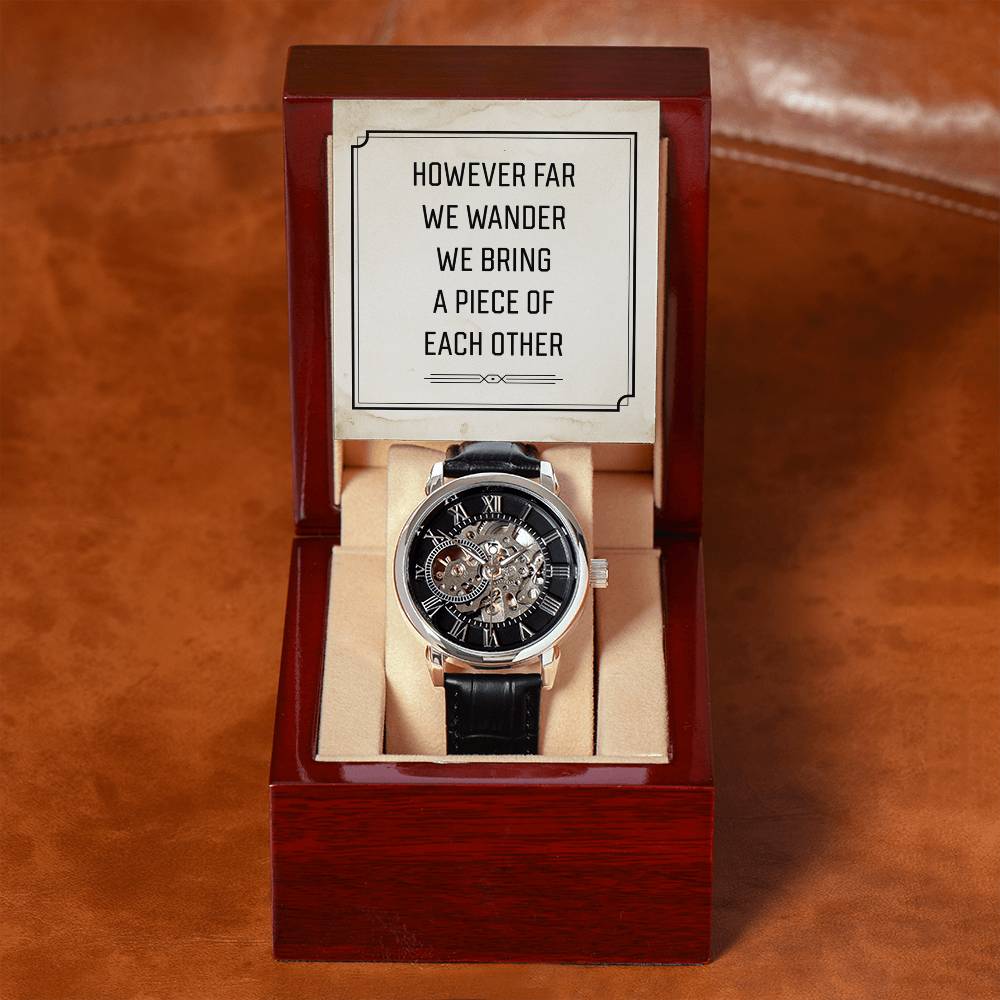 However Far We Wander Openwork Watch