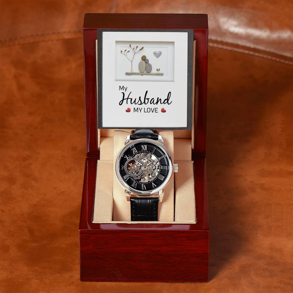 My Husband, My Love Openwork Watch