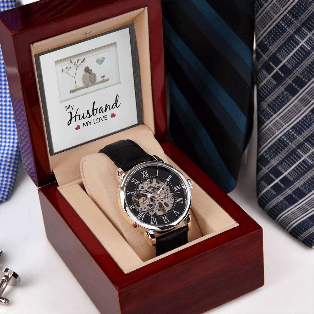 My Husband, My Love Openwork Watch