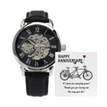Happy Anniversary, My Bicycle Partner Openwork Watch