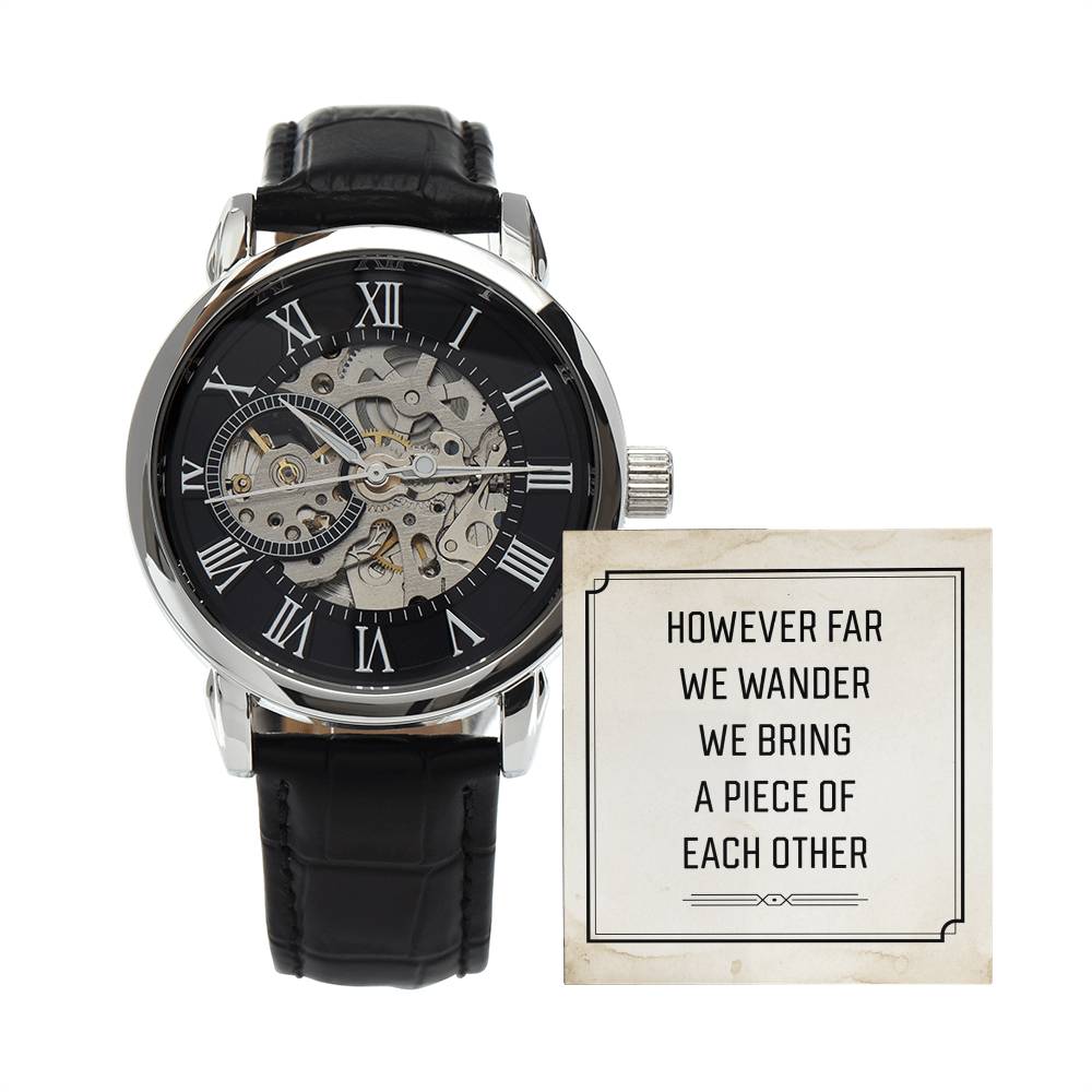 However Far We Wander Openwork Watch