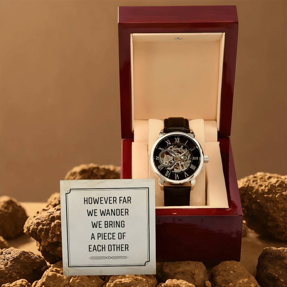 However Far We Wander Openwork Watch