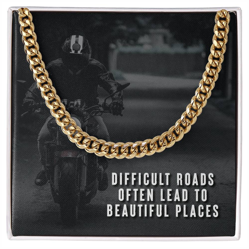 Difficult Roads Cuban Link Chain