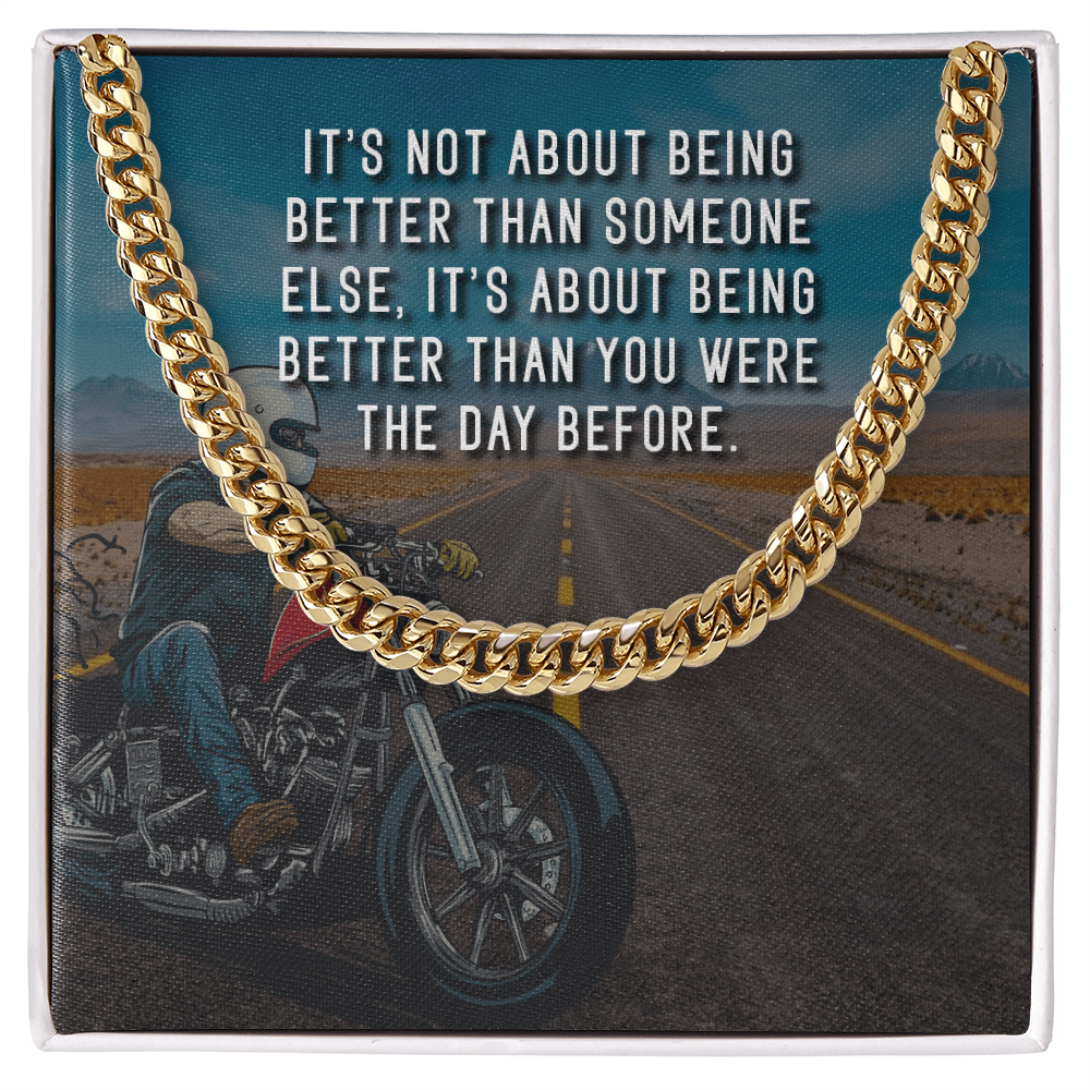 Be Better Today Cuban Link Chain