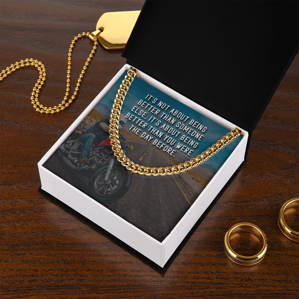 Be Better Today Cuban Link Chain