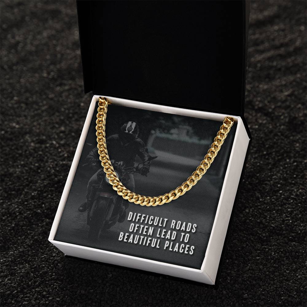 Difficult Roads Cuban Link Chain