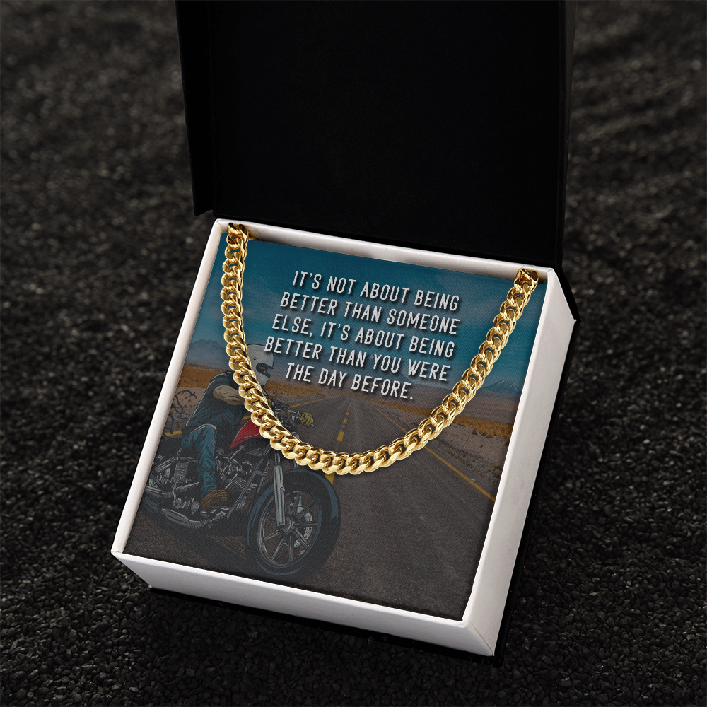 Be Better Today Cuban Link Chain