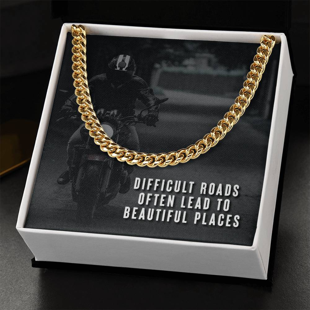 Difficult Roads Cuban Link Chain