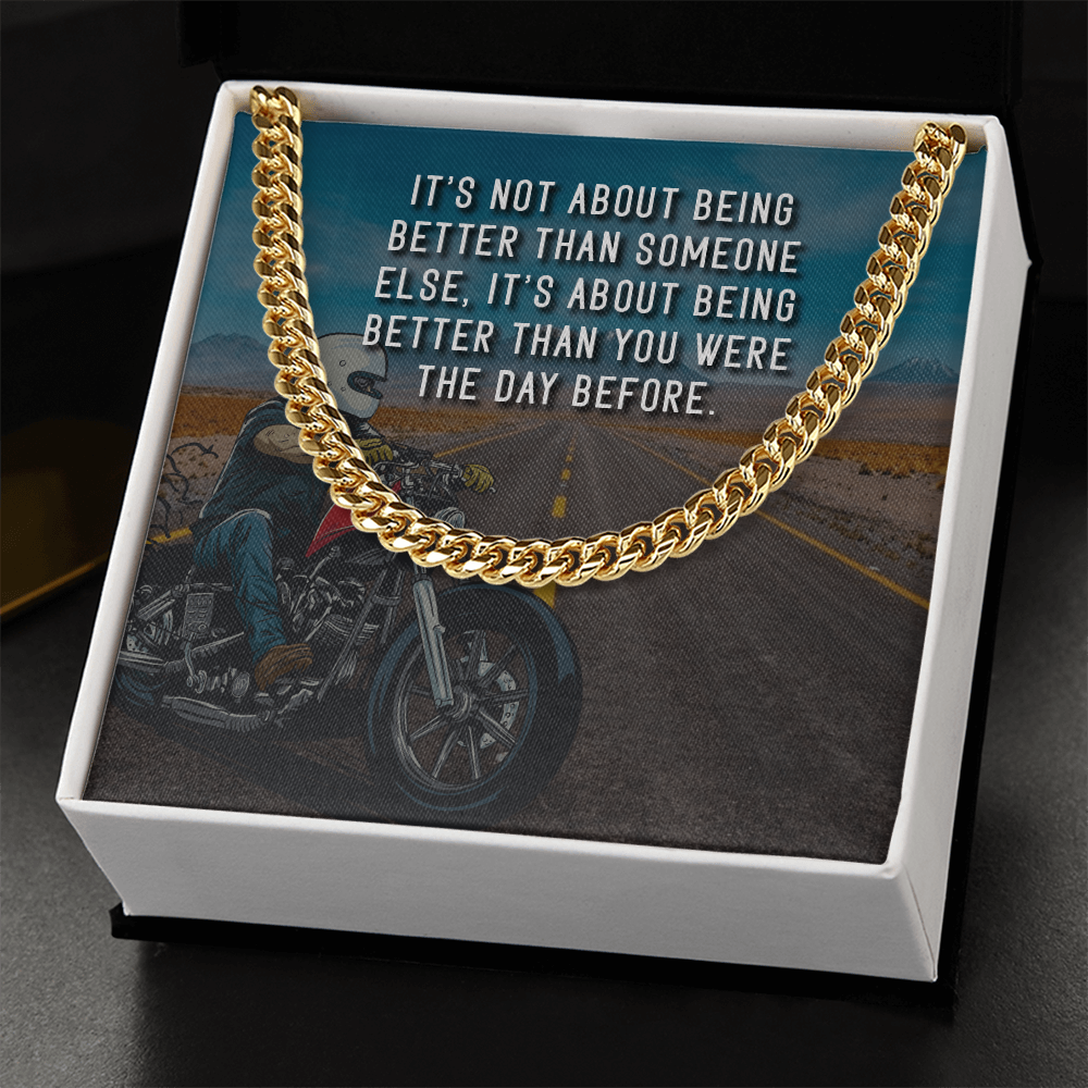 Be Better Today Cuban Link Chain