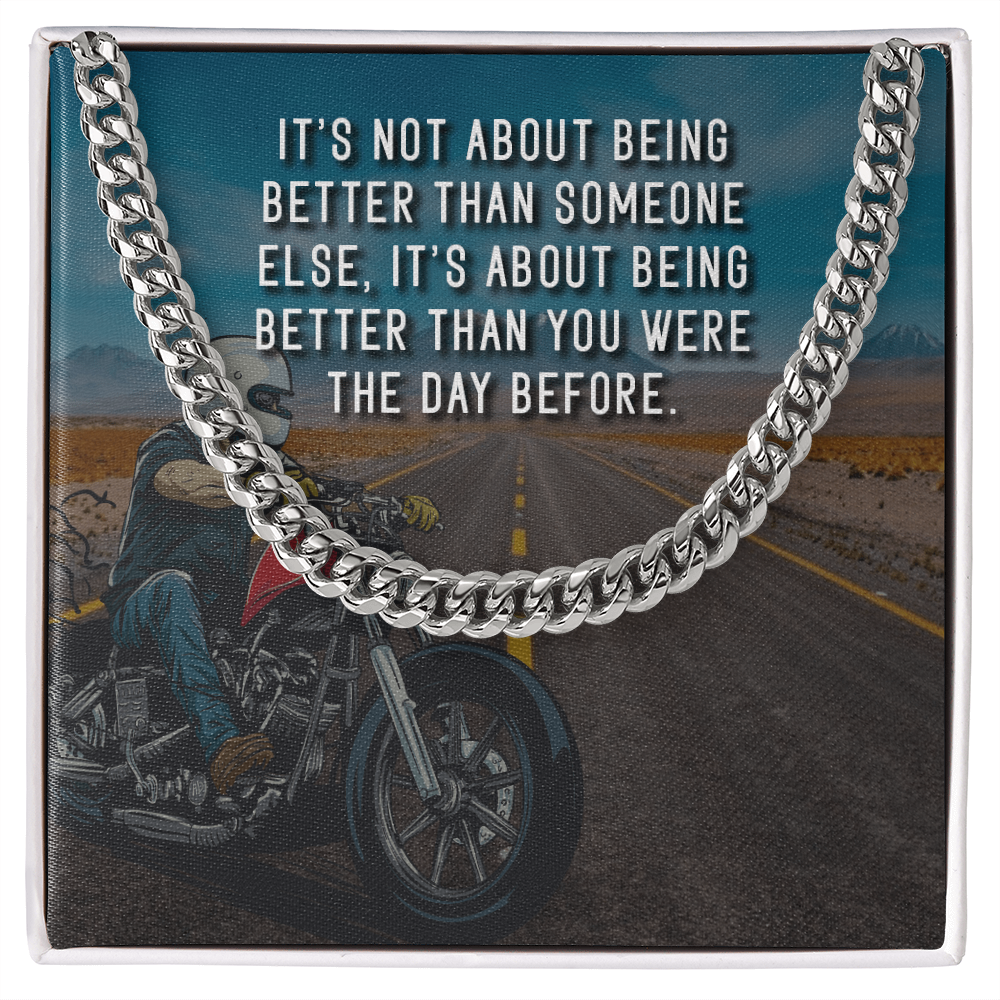 Be Better Today Cuban Link Chain