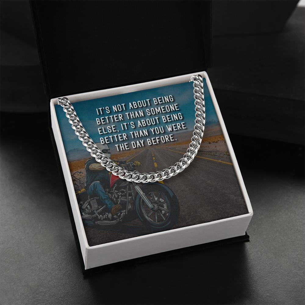 Be Better Today Cuban Link Chain