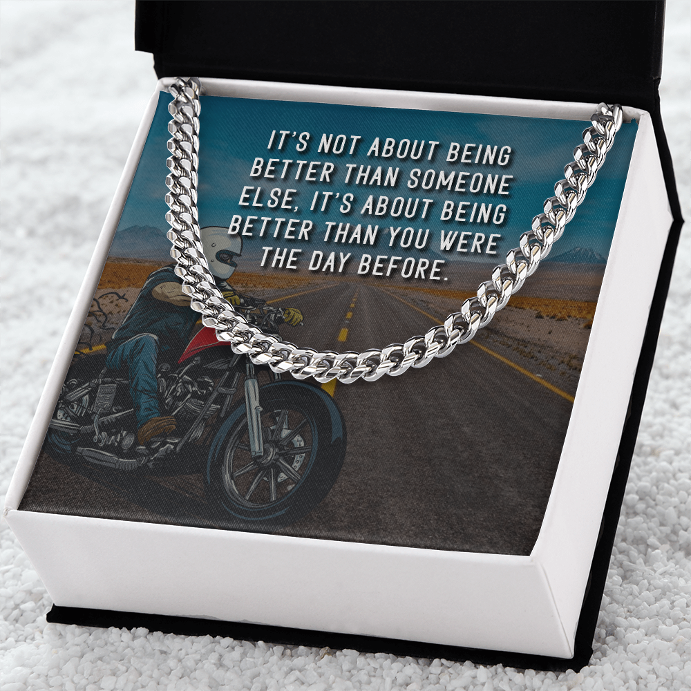 Be Better Today Cuban Link Chain