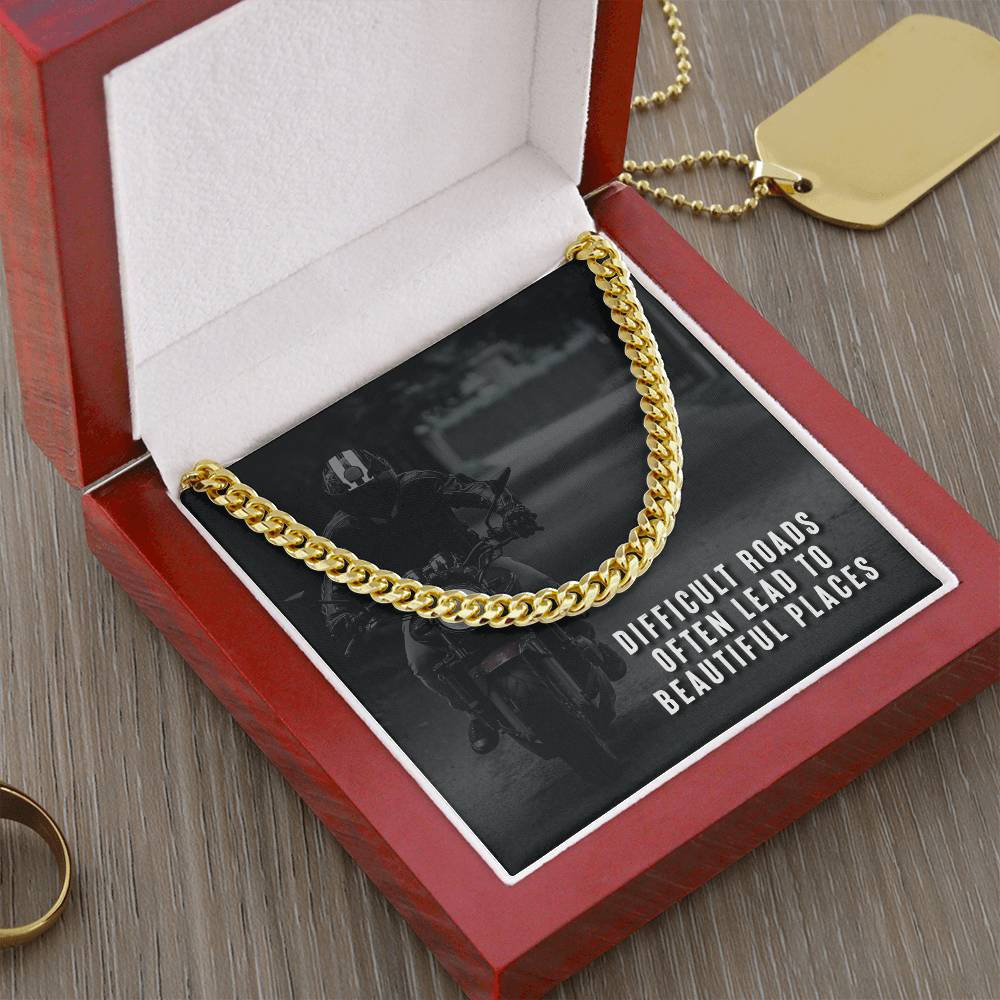 Difficult Roads Cuban Link Chain