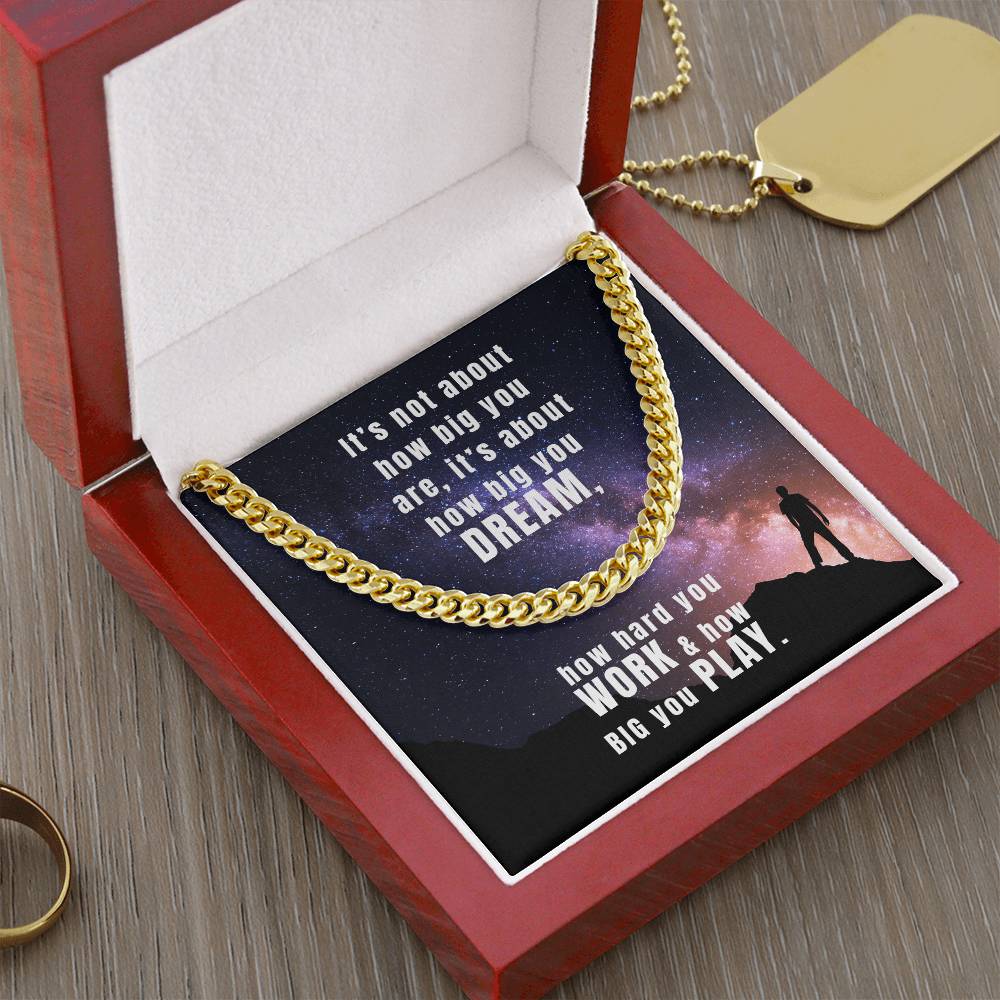 Dream Work Play Cuban Link Chain