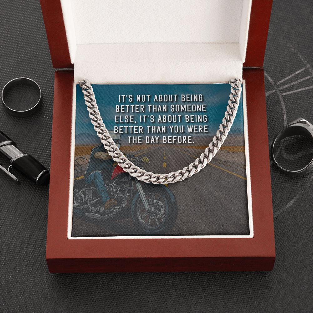Be Better Today Cuban Link Chain