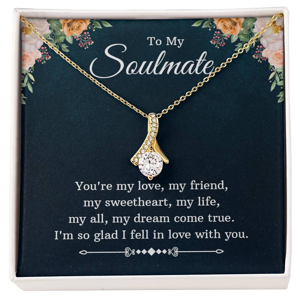 To My Soulmate Alluring Beauty Necklace
