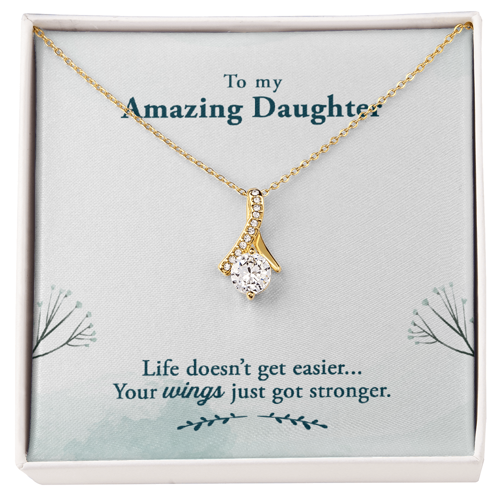 To My Amazing Daughter Alluring Beauty Necklace