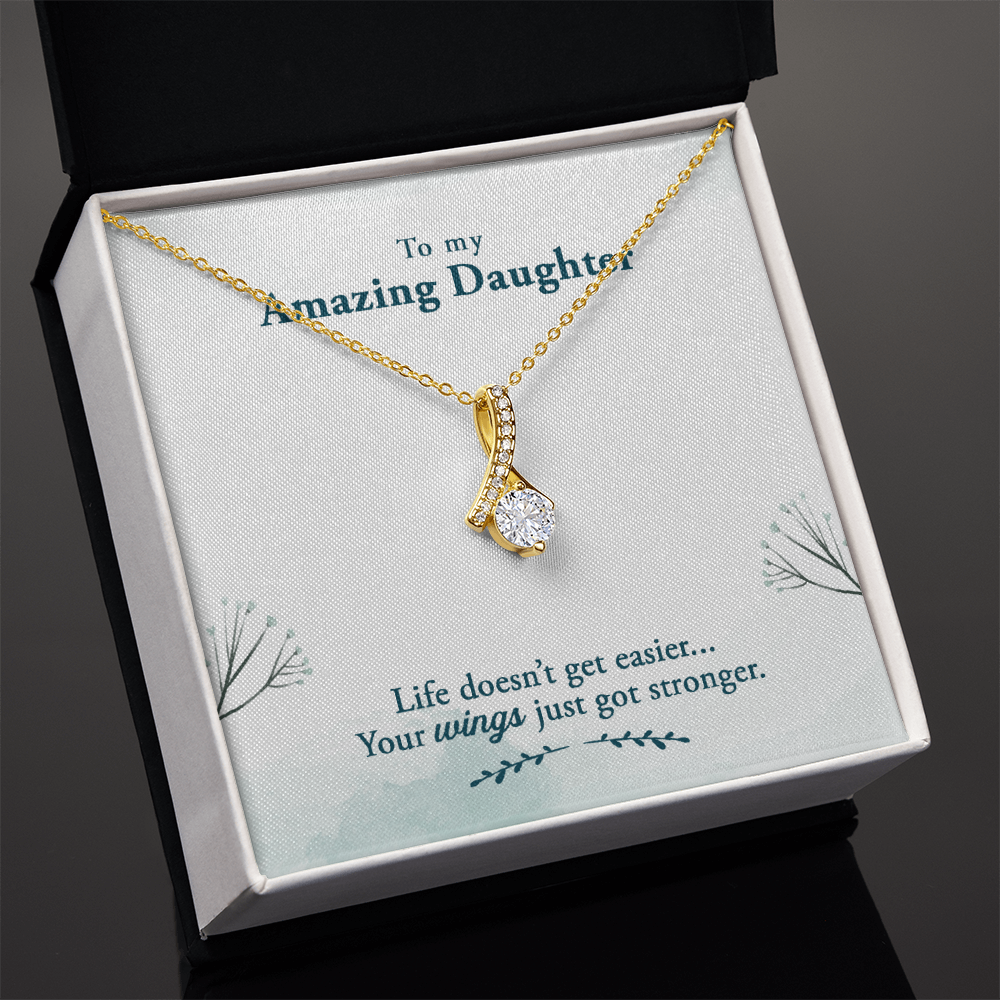 To My Amazing Daughter Alluring Beauty Necklace