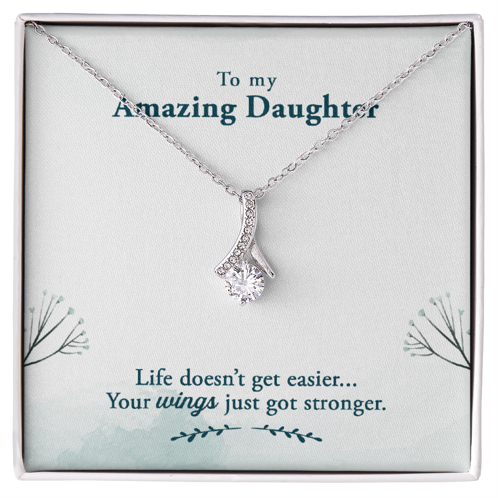 To My Amazing Daughter Alluring Beauty Necklace