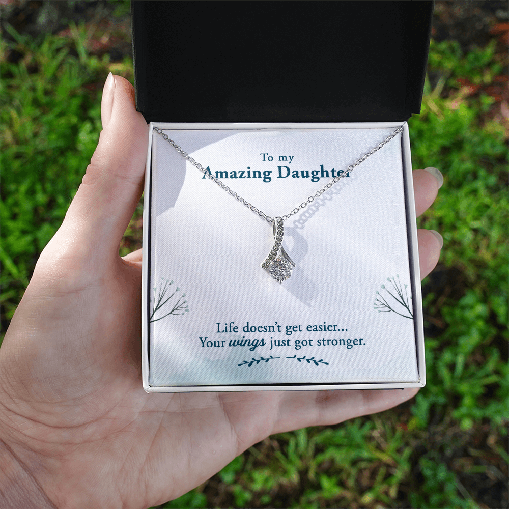 To My Amazing Daughter Alluring Beauty Necklace