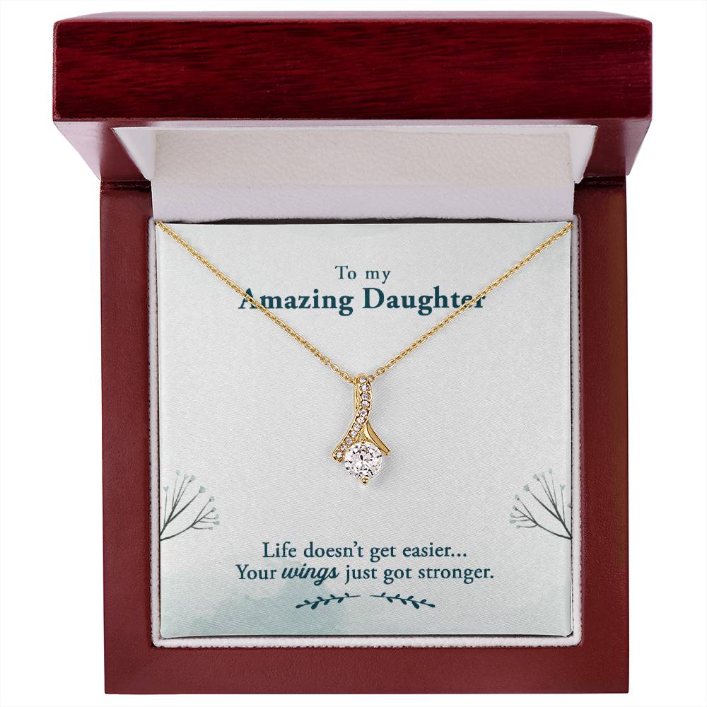 To My Amazing Daughter Alluring Beauty Necklace