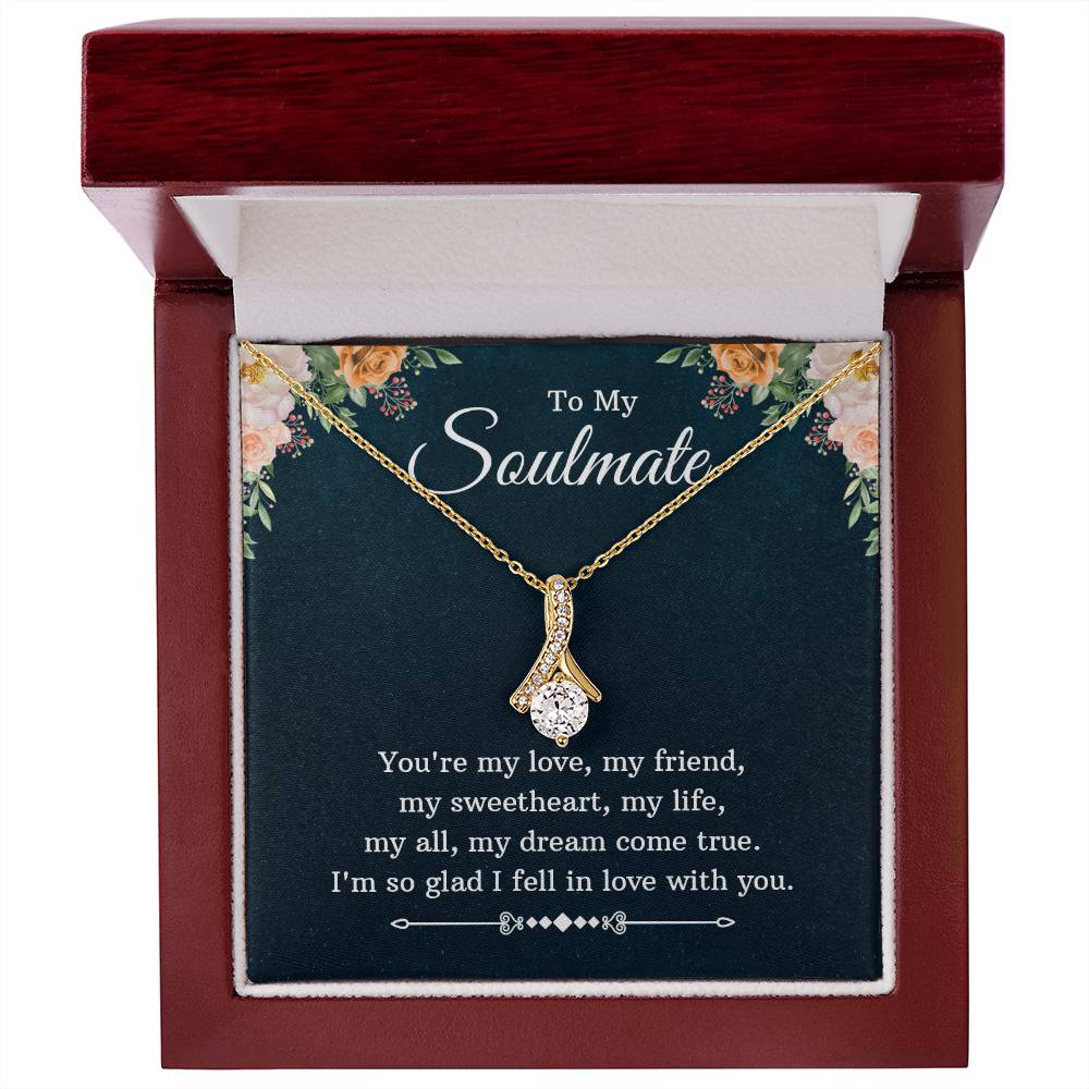 To My Soulmate Alluring Beauty Necklace