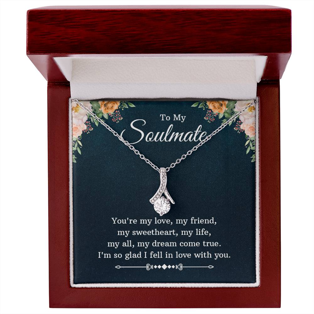 To My Soulmate Alluring Beauty Necklace