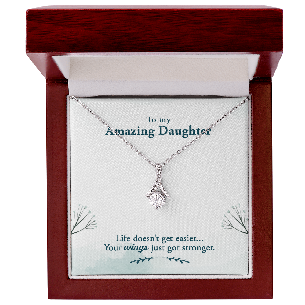 To My Amazing Daughter Alluring Beauty Necklace