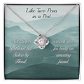 Love Knot Necklace - Yellow & White Gold Variants