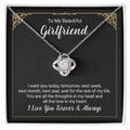 Love Knot Necklace - Yellow & White Gold Variants