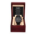 Dad, You Have Loved Me My Whole Life Black Chronograph Watch