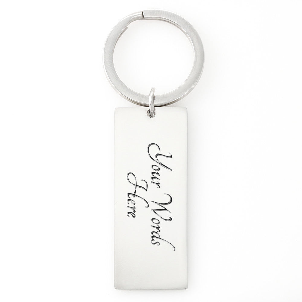 Best Buckin’ Dad Ever – Engraved Keychain