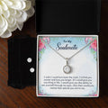 To My Soulmate, Love You Longer Eternal Hope Necklace & Earring Set