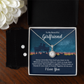 To My Beautiful Girlfriend, Forever Together Eternal Hope Necklace & Earring Set