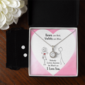 Roses Are Red, I Love You Eternal Hope Necklace & Earring Set