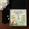 To My Precious Wife, Through Ups and Downs Eternal Hope Necklace & Earring Set