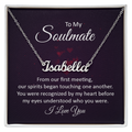 To My Soulmate Custom Name Necklace