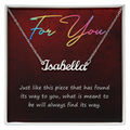 For You What Is Meant to Be Custom Name Necklace