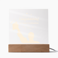 Acrylic Square Plaque