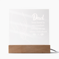 Dad Your Hand Is My Comfort Acrylic Square Plaque