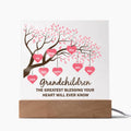 Grandchildren Greatest Blessing Personalised Acrylic Square Plaque